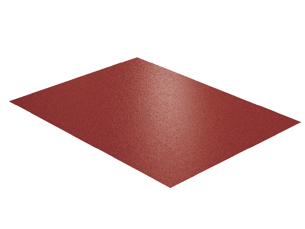 Тип полимерного покрытия — полиуретановая эмаль, фактура покрытия — текстурированная (муар)